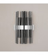 Lysander 6 Light G9 Wall Light Polished Nickel / Smoke-9