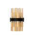 Lysander 6 Light G9 Wall Light Satin Black / Amber-4