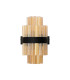 Lysander 6 Light G9 Wall Light Satin Black / Amber-8