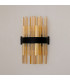 Lysander 6 Light G9 Wall Light Satin Black / Amber-9