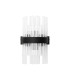 Lysander 6 Light G9 Wall Light Satin Black / Clear-4