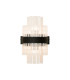 Lysander 6 Light G9 Wall Light Satin Black / Clear-5