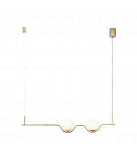 LED Pendant Gold 2x 6W 2700K - 1