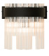 Lysander 6 Light G9 Wall Light Satin Black / Clear-6
