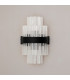 Lysander 6 Light G9 Wall Light Satin Black / Clear-11