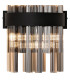Lysander 6 Light G9 Wall Light Satin Black / Smoke-6
