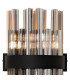 Lysander 6 Light G9 Wall Light Satin Black / Smoke-7