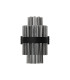 Lysander 6 Light G9 Wall Light Satin Black / Smoke-8