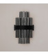Lysander 6 Light G9 Wall Light Satin Black / Smoke-11