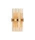 Lysander 8 Light G9 Wall Light Brass / Amber-4