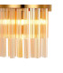 Lysander 8 Light G9 Wall Light Brass / Amber-6