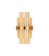 Lysander 8 Light G9 Wall Light Brass / Amber-8