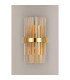 Lysander 8 Light G9 Wall Light Brass / Amber-9
