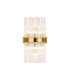 Lysander 8 Light G9 Wall Light Brass / Clear-1