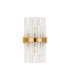 Lysander 8 Light G9 Wall Light Brass / Clear-4