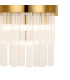 Lysander 8 Light G9 Wall Light Brass / Clear-6