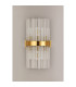 Lysander 8 Light G9 Wall Light Brass / Clear-9