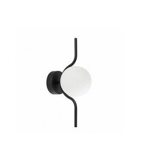 LED Wall Lamp Black 6W 2700K - 1