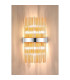 Lysander 8 Light G9 Wall Light Polished Nickel / Amber-3