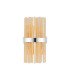 Lysander 8 Light G9 Wall Light Polished Nickel / Amber-4