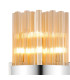 Lysander 8 Light G9 Wall Light Polished Nickel / Amber-7