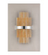 Lysander 8 Light G9 Wall Light Polished Nickel / Amber-11