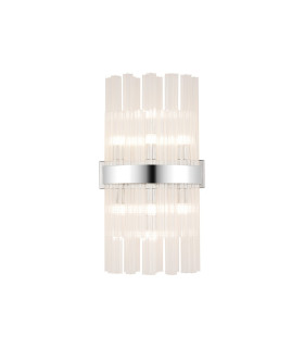 Lysander 8 Light G9 Wall Light Polished Nickel / Clear-1