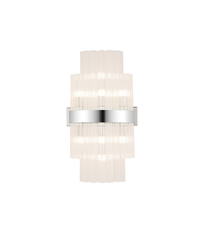 Lysander 8 Light G9 Wall Light Polished Nickel / Clear-4