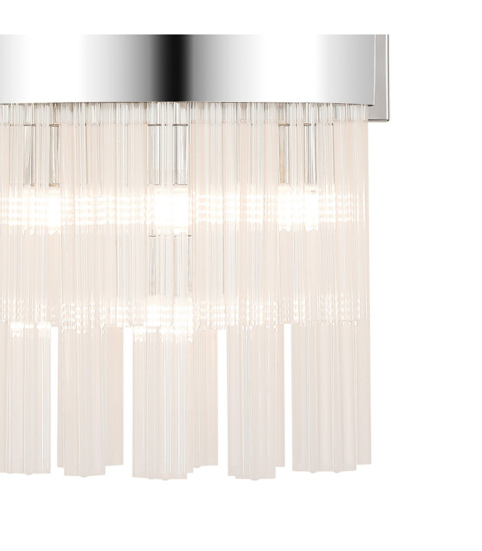 Lysander 8 Light G9 Wall Light Polished Nickel / Clear-5
