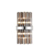 Lysander 8 Light G9 Wall Light Polished Nickel / Smoke-1