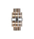 Lysander 8 Light G9 Wall Light Polished Nickel / Smoke-5