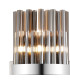 Lysander 8 Light G9 Wall Light Polished Nickel / Smoke-7