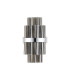 Lysander 8 Light G9 Wall Light Polished Nickel / Smoke-8