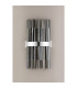 Lysander 8 Light G9 Wall Light Polished Nickel / Smoke-9