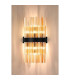 Lysander 8 Light G9 Wall Light Satin Black / Amber-3