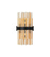 Lysander 8 Light G9 Wall Light Satin Black / Amber-4