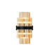 Lysander 8 Light G9 Wall Light Satin Black / Amber-5