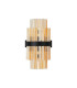 Lysander 8 Light G9 Wall Light Satin Black / Amber-8