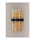 Lysander 8 Light G9 Wall Light Satin Black / Amber-9
