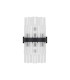 Lysander 8 Light G9 Wall Light Satin Black / Clear-4
