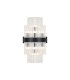 Lysander 8 Light G9 Wall Light Satin Black / Clear-5
