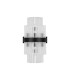 Lysander 8 Light G9 Wall Light Satin Black / Clear-8