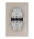 Lysander 8 Light G9 Wall Light Satin Black / Clear-11
