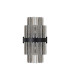 Lysander 8 Light G9 Wall Light Satin Black / Smoke-8