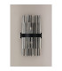 Lysander 8 Light G9 Wall Light Satin Black / Smoke-9