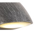 Lodi Wall Lamp 1 x GU10 IP54 Black/Brushed Silver/Opal -8
