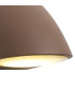 Lodi Wall Lamp 1 x GU10 IP54 Dark Brown/Opal -6