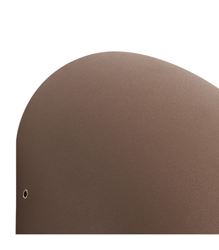 Lodi Wall Lamp 1 x GU10 IP54 Dark Brown/Opal -7