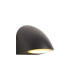 Lodi Wall Lamp 1 x GU10 IP54 Matt Black/Opal -1