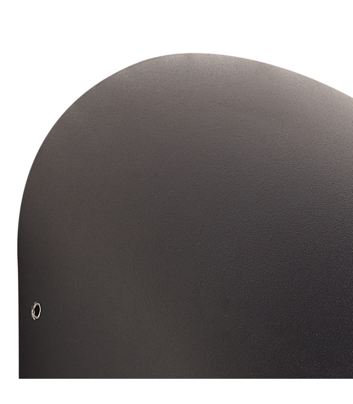 Lodi Wall Lamp 1 x GU10 IP54 Matt Black/Opal -7